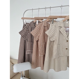sơ mi kẻ vest 6124