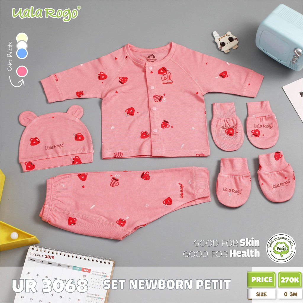 SET DÀI TAY CÚC GIỮA SƠ SINH PETIT 3068 UALA ROGO