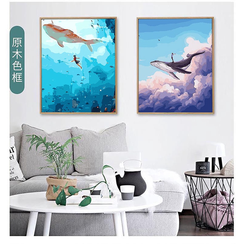 DIY Tranh Sơn Dầu Số Hóa  Nhiều Mẫu Hot Trend