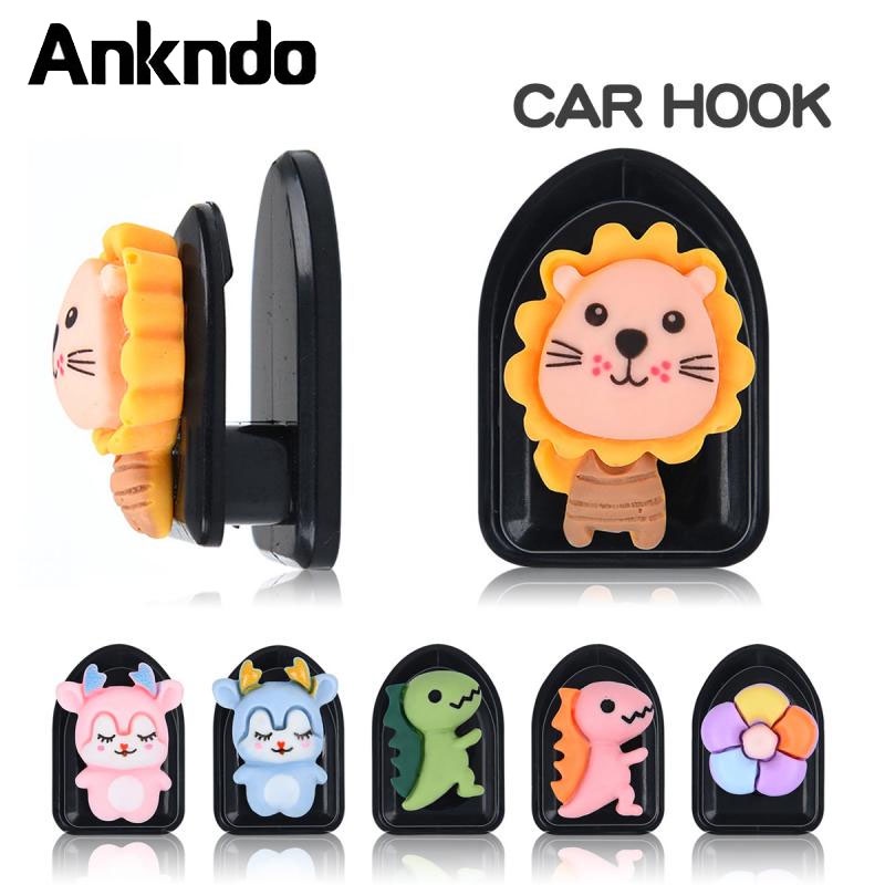 Móc treo mini Ankndo kiểu hoạt hình sáng tạo đa năng tiện dụng cho xe hơi/nhà bếp