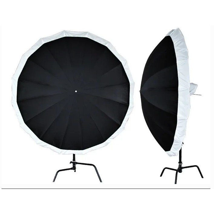 Combo dù phản và vải softbox 105cm 16 cạnh