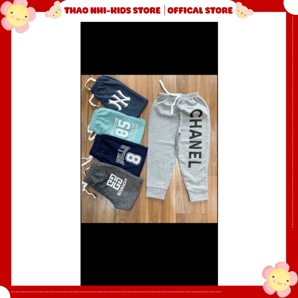 💘SIÊU HOT💘Quần thun bé trai ,quần dài cho bé chất da cá họa tiết hàng xuất Âu Mỹ✅