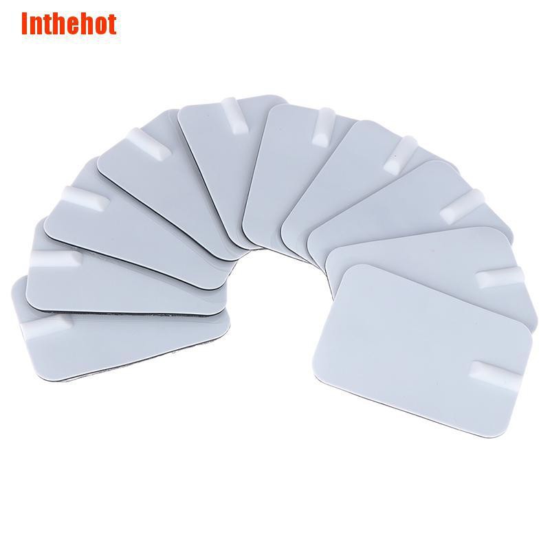 (Hàng Mới Về) Bộ 10 Miếng Dán Tĩnh Điện 6x9cm Có Thể Tái Sử Dụng