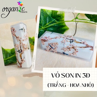 VỎ SON HANDMADE (IN 3D - MÀU TRẮNG)