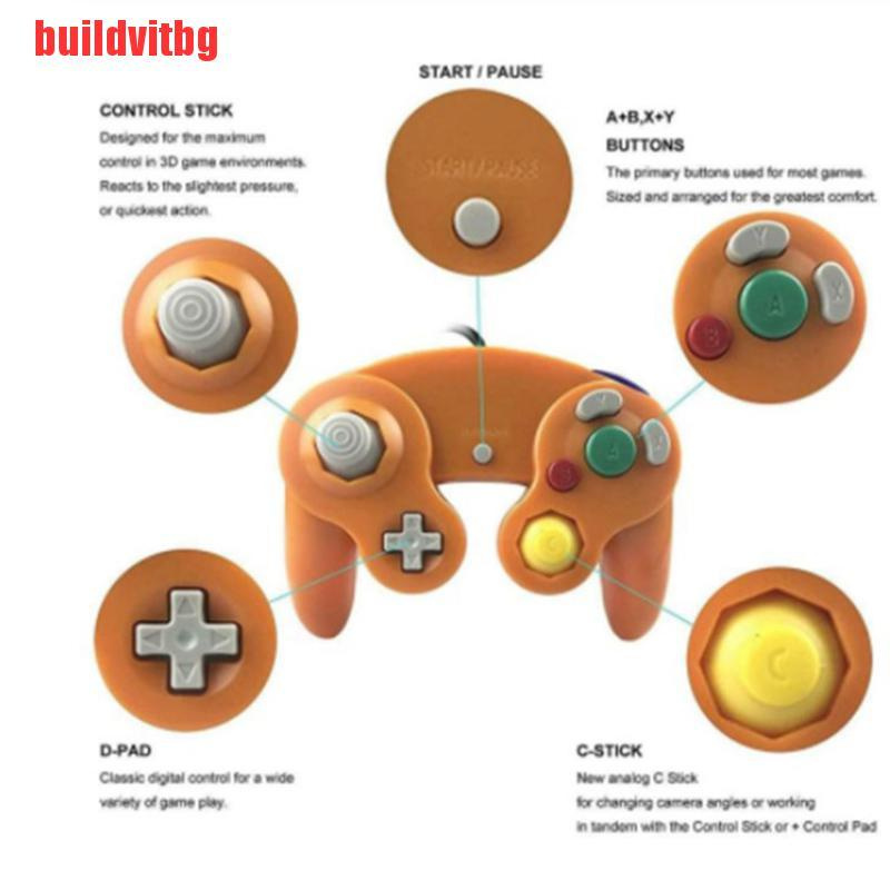 Tay Cầm Điều Khiển Chơi Gamecube Có Dây Cho Nintendo Wii Gc Gvq