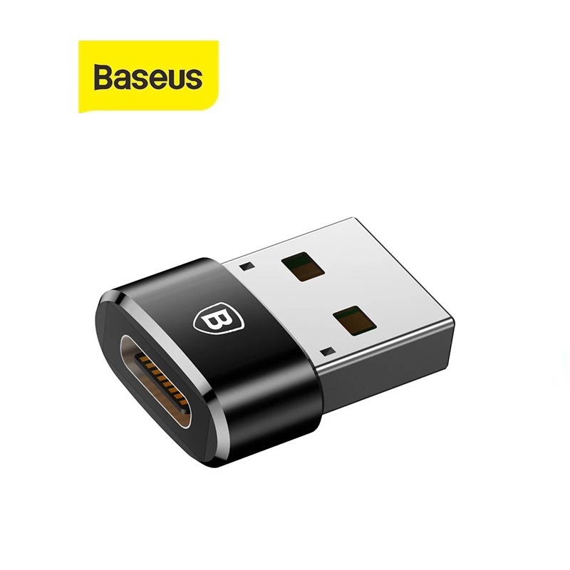 Đầu chuyển đổi OTG Baseus Usb sang Type-C hỗ trợ sạc nhanh truyền dữ liệu thiết kế nhỏ gọn