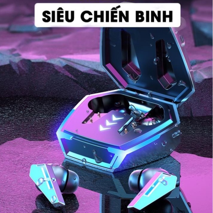 Tai nghe Bluetooth Gaming Campleader SG M10 CPU 5.2, không dây bass mạnh mẽ có mic độ trễ cực thấp đèn cực đẹp pin lâu