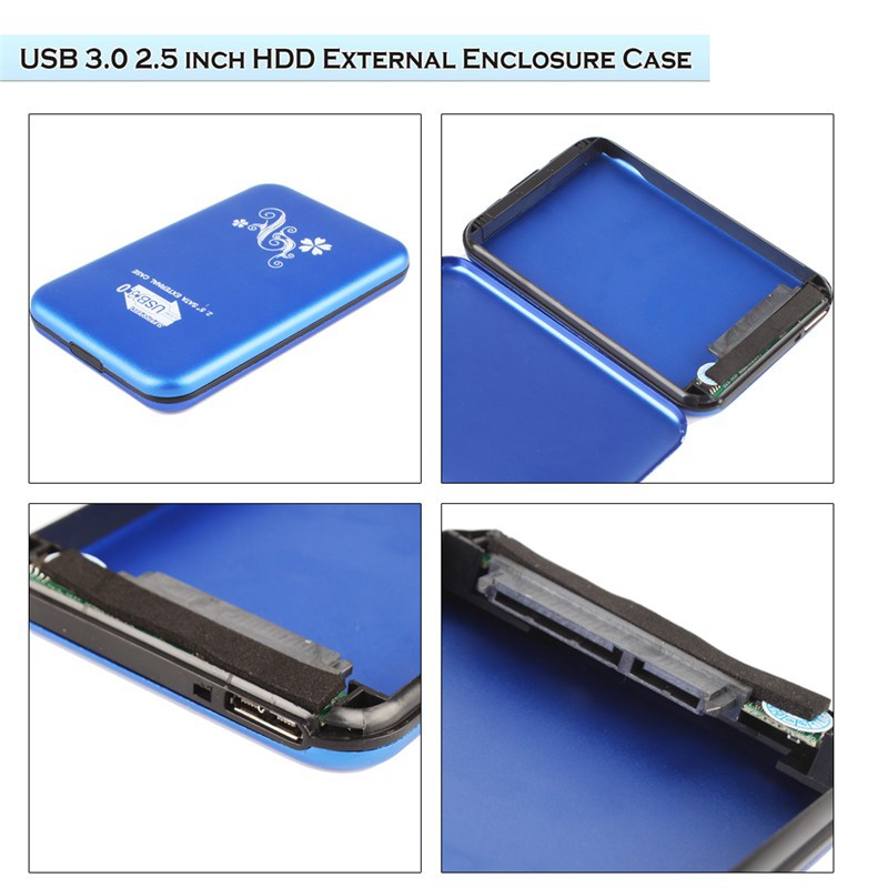 Hộp Đựng Ổ Cứng HDD BOX 2.5 inch SATA USB 3.0 Hợp Kim Nhôm | BigBuy360 - bigbuy360.vn