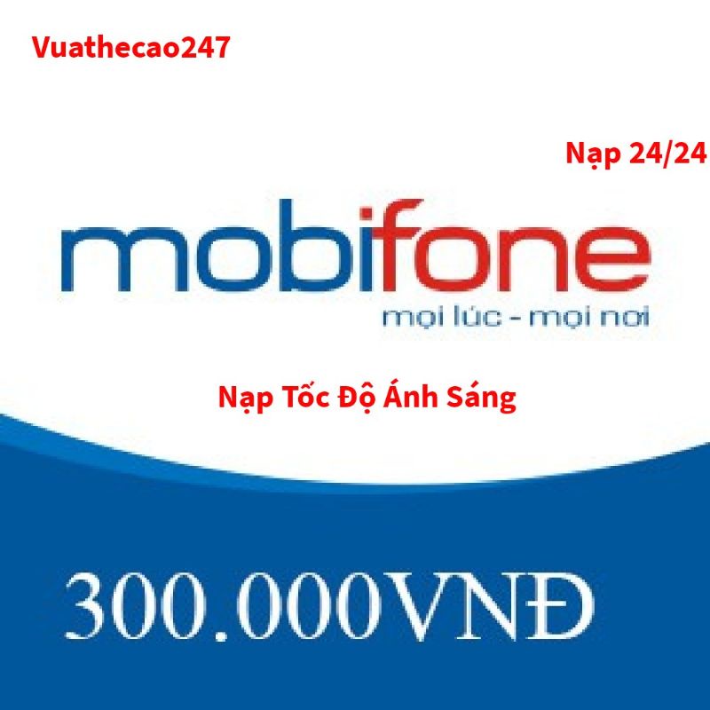 Thẻ Mobifone 300k