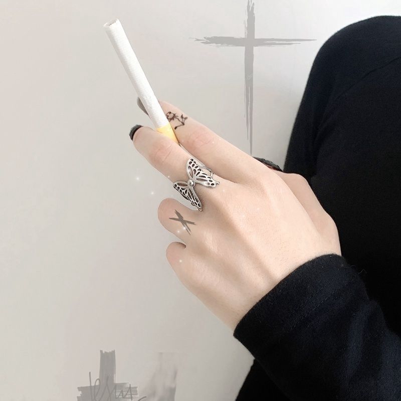 Nhẫn hình bướm phong cách Harajuku cá tính 22399