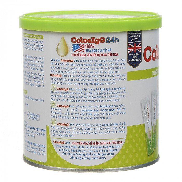 Sữa Non ColosIgG 24h 90G .