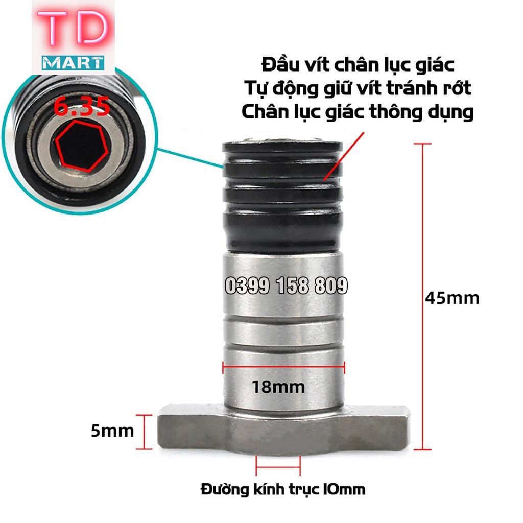 Đầu chữ T Chuyên Vít, Bulong Trục 18-10
