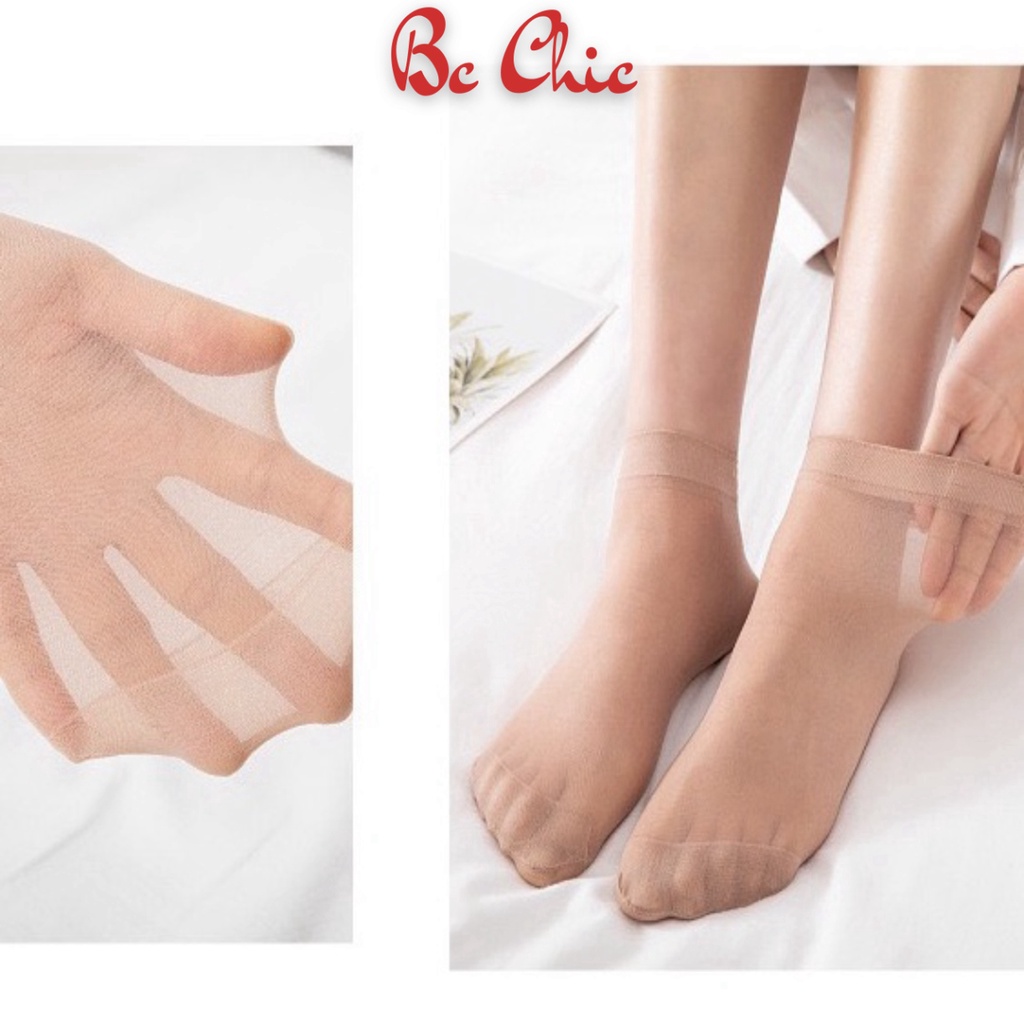 Tất Nữ , Tất Da Nữ cổ ngắn siêu dai phối đồ theo phong cách Hàn Quốc được chọn màu mã PKT761 BC_CHIC LINGERIE