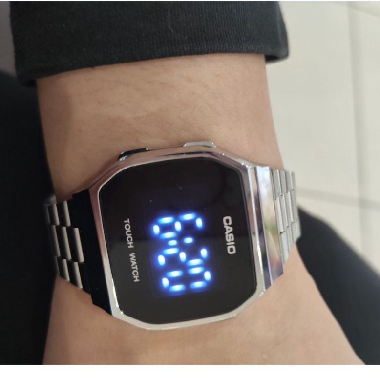 [Tặng box thiếc] Đồng hồ nam nữ điện tử Casio A168 màn hình full led cảm ứng , thời trang , sang trọng , đẳng cấp | BigBuy360 - bigbuy360.vn