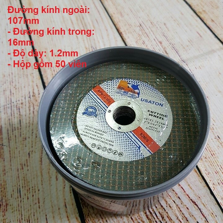 Đá cắt sắt loại xịn, đá cắt inox lưỡi cắt sắt