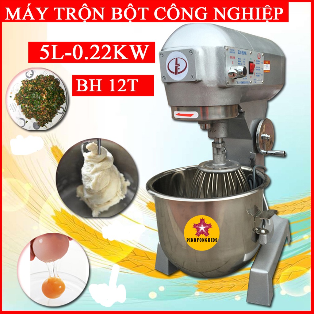 [5L-20KG] Máy Đánh Bột, Đánh Trứng Công Nghiệp 5L | Hàng chuyên dụng cho nhà bếp