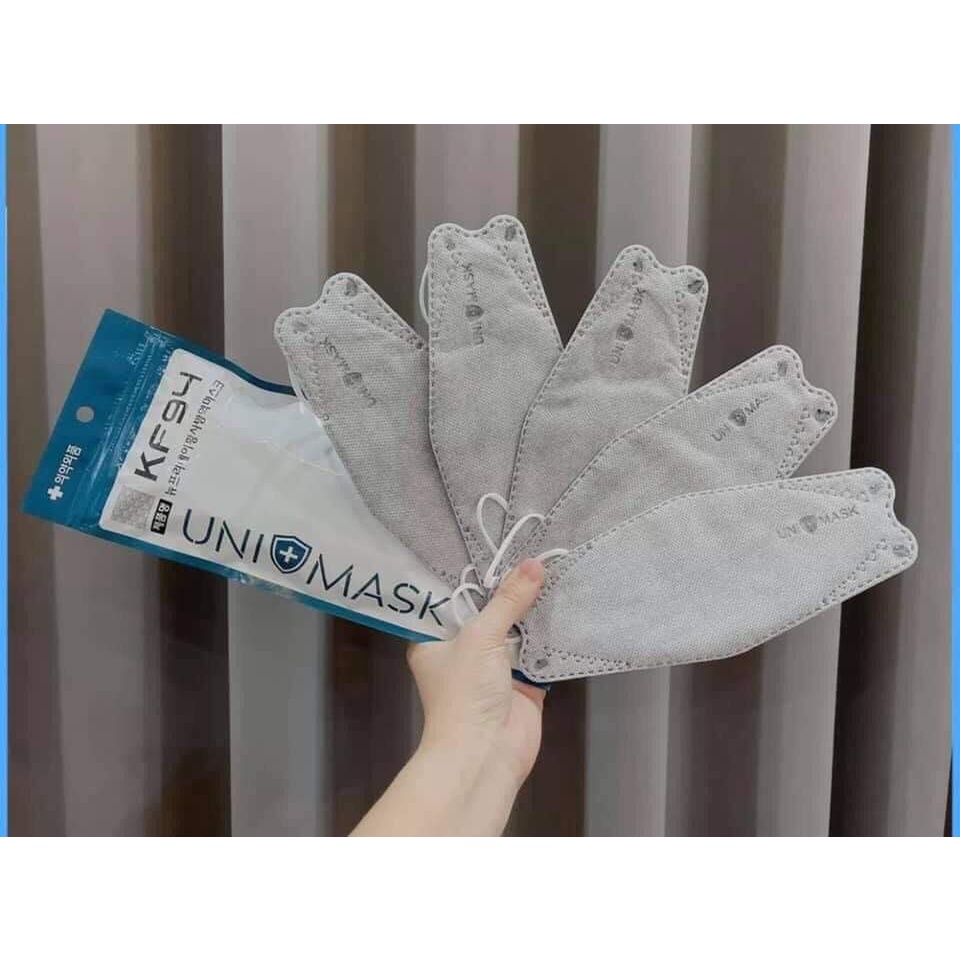 [Bịch 10cái] Khẩu trang KF94 4D kháng khuẩn chống bụi mịn cao cấp Hàn Quốc