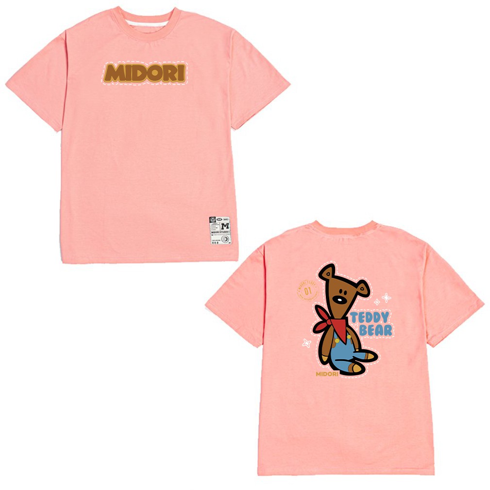 Áo thun unisex form rộng tay lỡ phông Nam Nữ Teddy Bear Local Brand Chính Hãng M Studio