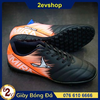 Giày đá bóng thể thao nam Mira Pro Đen hot trend, giày đá banh cỏ nhân tạo chất lượng tốt - 2EV
