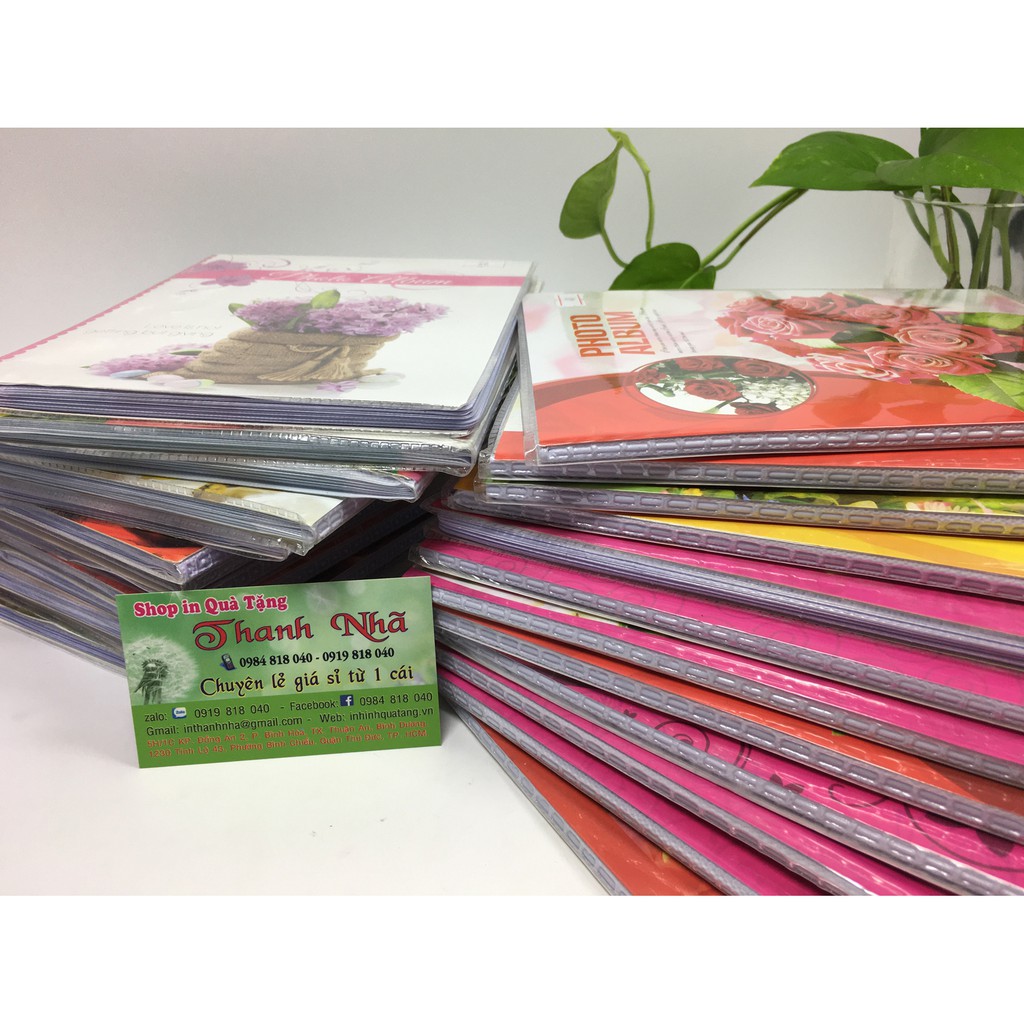 Album ảnh 13x18cm bìa dẻo ( Lưu trữ được 40 hoặc 60 ảnh)