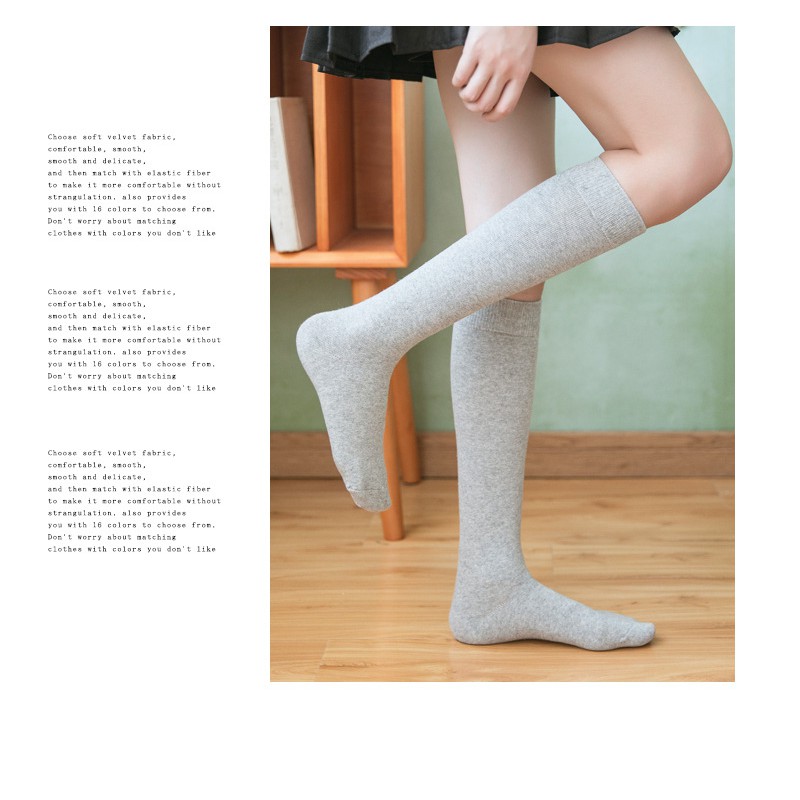 TẤT JK DỆT KIM ĐẦU GỐI VÀ BẮP CHÂN LOẠI ĐẸP ĐỘ DÀY VỪA PHẢI - TẤT ĐÙI LOLITA ĐỒNG PHỤC NỮ SINH NHẬT BẢN