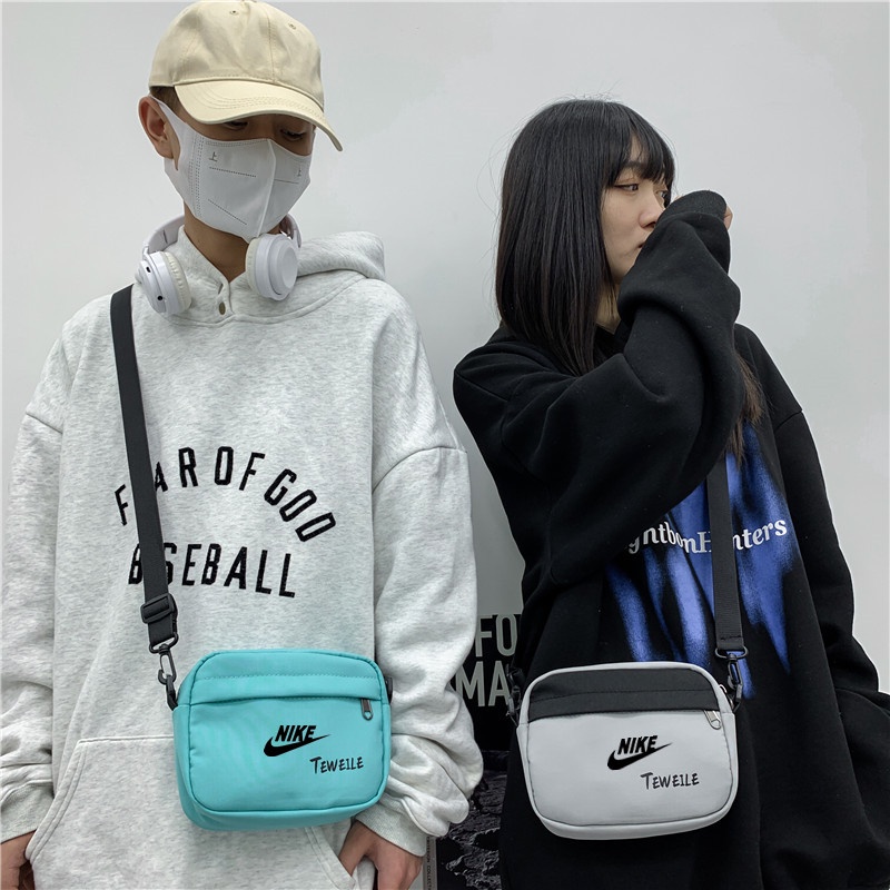 Nike Túi đeo Chéo Nam Nữ Mini Thời Trang đi Học đi Chơi