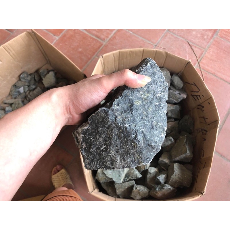 1kg Đá Nham Xanh setup bể cá thuỷ sinh