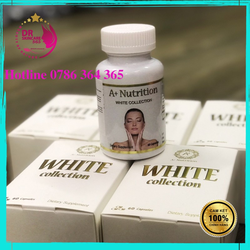 Viên Uống Trắng Da WHITE Collection A+ Nutrition - DrSkincare365