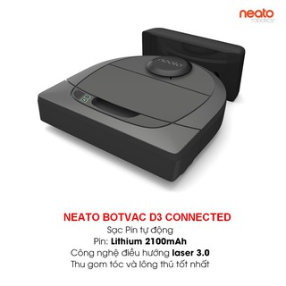 Robot hút bụi thông minh Neato Botvac Connected D3