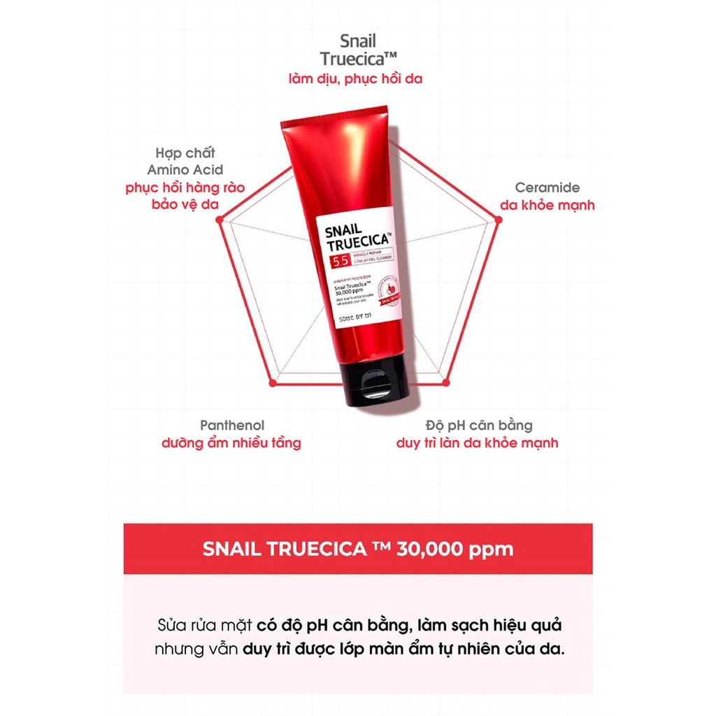 Bộ Sản Phẩm Hỗ Trợ Phục Hồi Da Chiết Xuất Ốc Sên Some By Mi Snail Truecica Miracle Repair Starter Kit-Edition (4 Món)