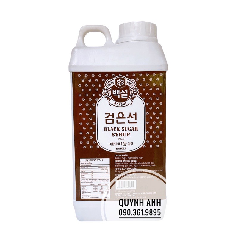 Syrup đường đen Beksul 1kg