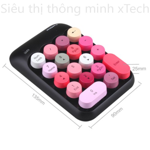 Bàn phím số không dây MOFii X910 - Hàng chính hãng có sẵn