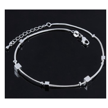 Lắc chân trang trí mặt vuông thời trang cho nữ | BigBuy360 - bigbuy360.vn