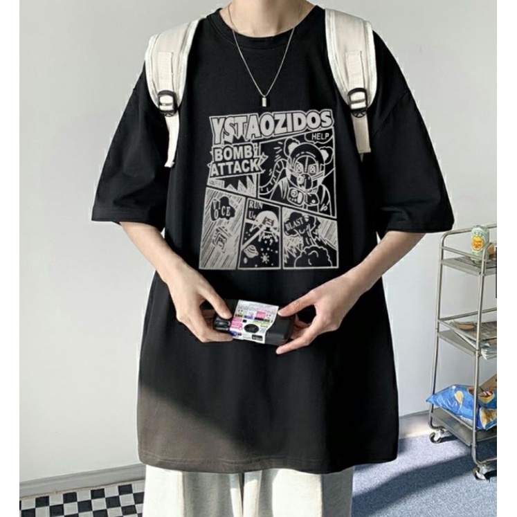 Áo thun tay lỡ nam nữ, áo phông unisex form rộng chất cotton | BigBuy360 - bigbuy360.vn