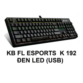 Bàn phím fl esports k 192 đen led