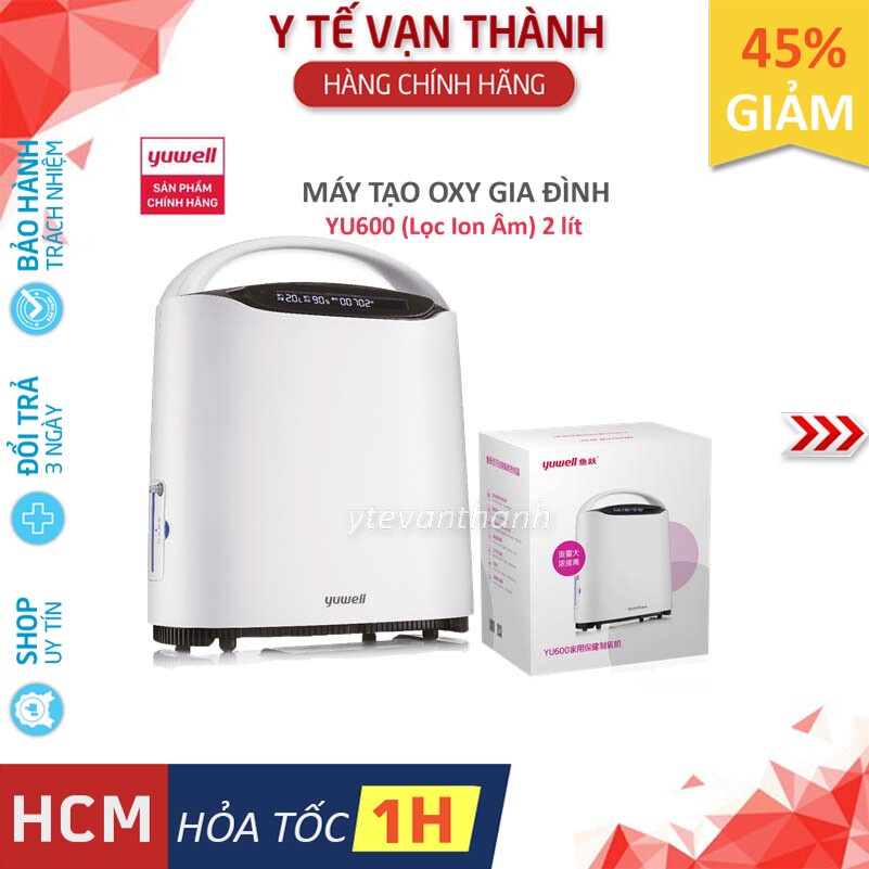 ✅ [CHÍNH HÃNG] Máy Tạo Oxy Phòng Ngủ- YU600 (Lọc Ion Âm) -VT0617