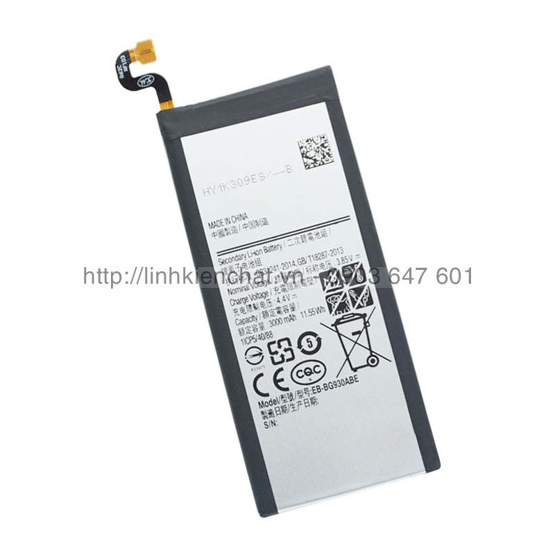 Pin Galaxy S7 G930 SM-G930F 3000mAh Zin - Hàng nhập Khẩu