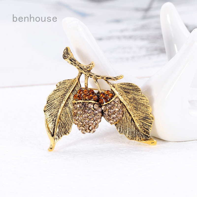 Ghim Cài Áo Hình Cành Cây Bằng Nhựa Phong Cách Vintage Mới