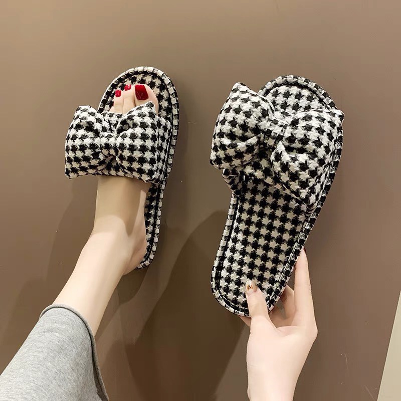 Dép nơ tiểu thư sang chảnh