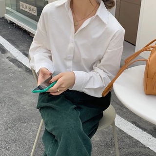 Sơ mi trắng trơn basic