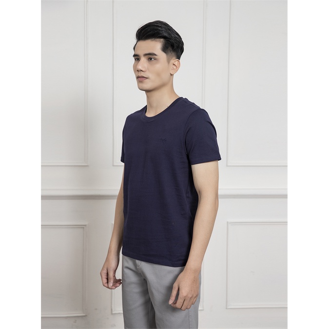 Áo thun nam ngắn tay ARISTINO phom Regular fit, chất cotton cao cấp mềm mại, thấm hút tốt -  ATS018S1