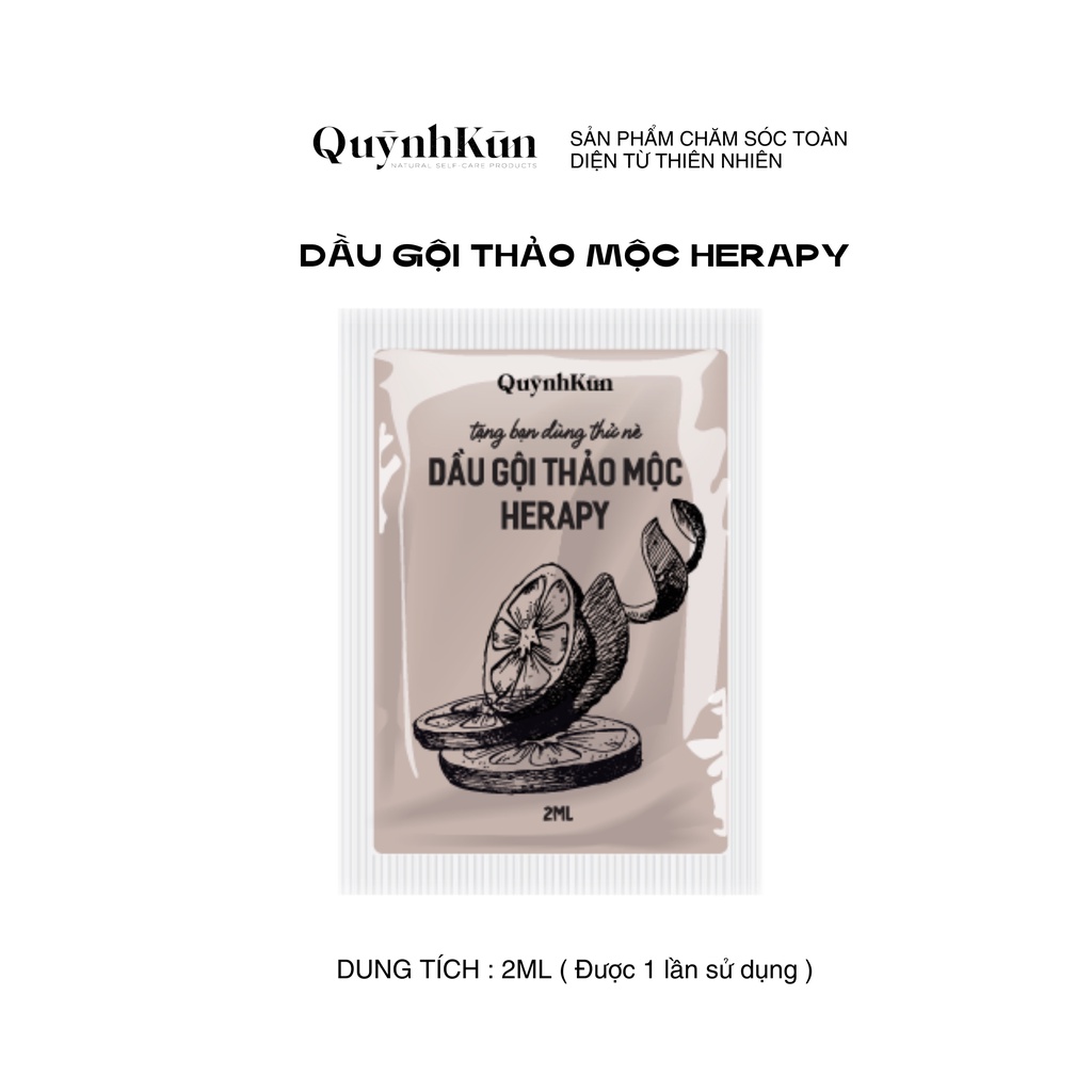 MẪU THỬ DƯỠNG TÓC HANDMADE QK