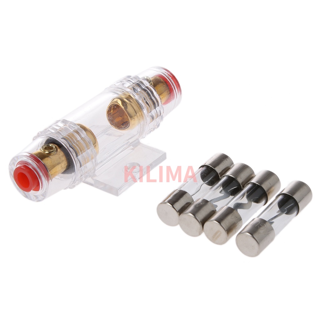 Giá Đỡ Cầu Chì 10 * 38MM 30A 40A 50A 60A 70A 80A 100A Cho Xe Hơi
