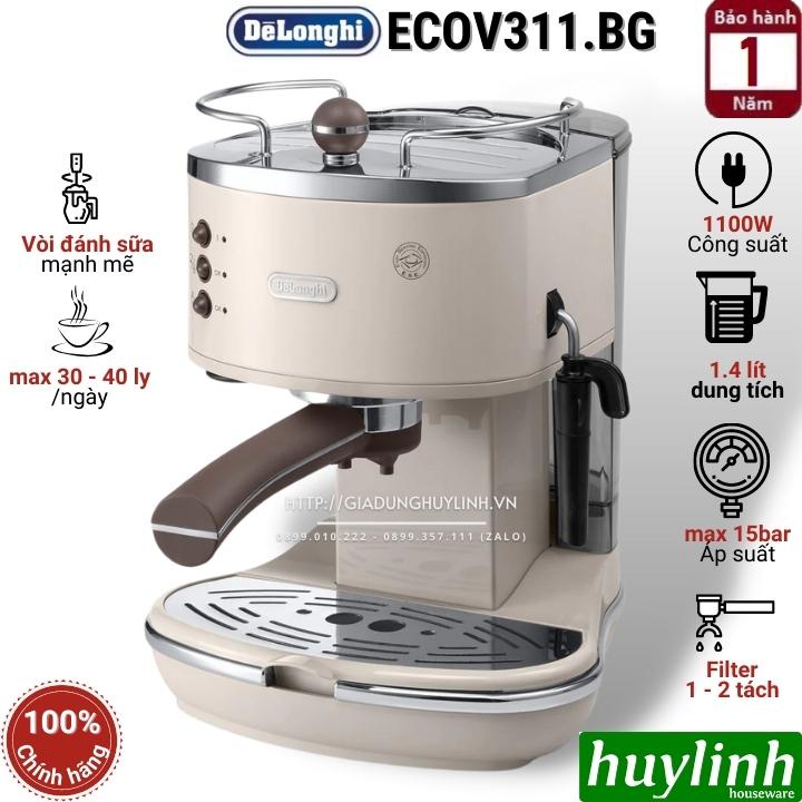 Máy pha cà phê bán tự động Delonghi ECOV311.BG