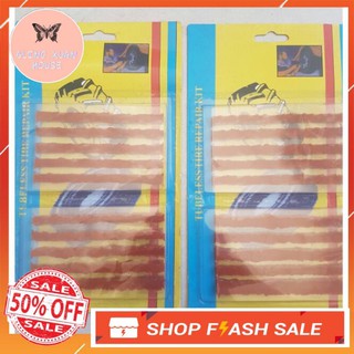 Bộ 10 sợi keo vá rút dùng để vá vỏ xe không ruột khẩn cấp cao cấp