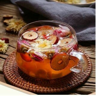 Combo trà hắc kỷ tử cho khách