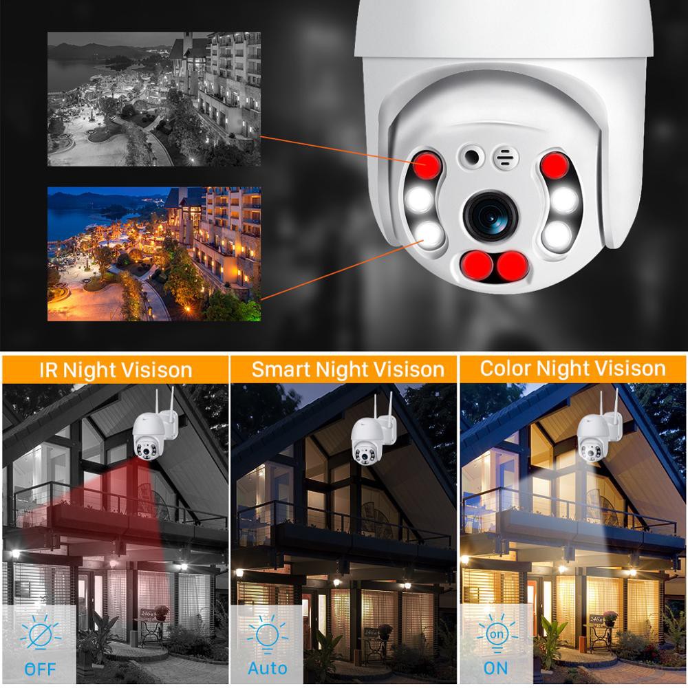 EVKVO - Tuya APP Smart Life 3MP PTZ CCTV IP Camera Wireless WIFI Outdoor CCTV Security Camera