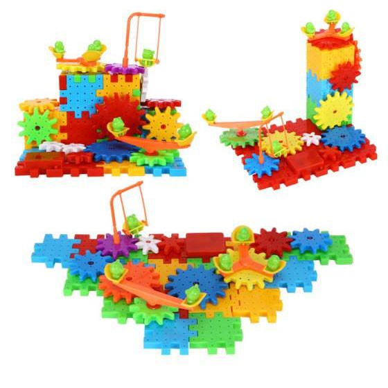 Bộ đồ chơi lắp ghép bánh răng 3D phát triển trí thông minh cho bé (FUNNY BRICKS)