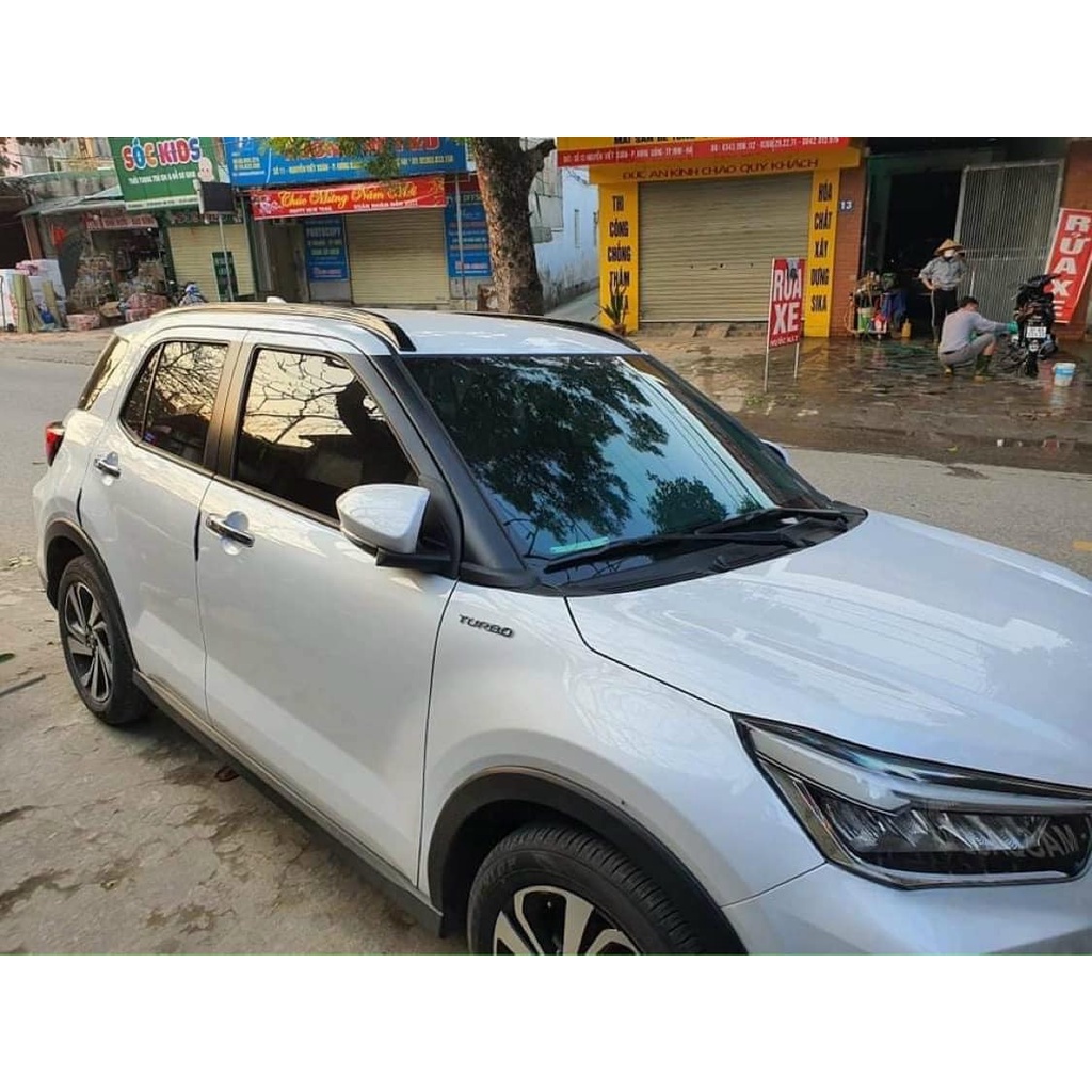 Bộ 2 Thanh Giá Nóc Xe Toyota Raize 2021 2022 Màu đen Thể Thao kiểu dáng hiện đại, mạnh mẽ