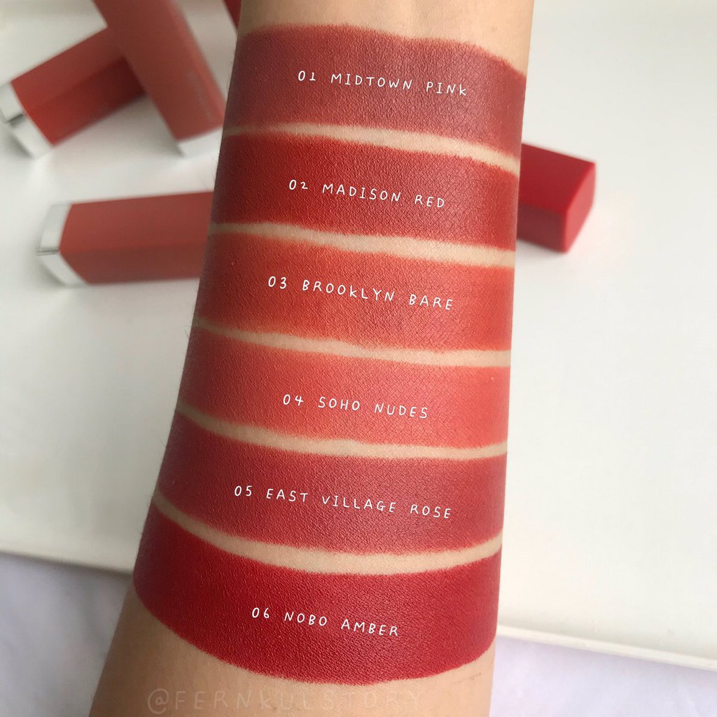 Son Lì Mịn Môi Maybelline City Heat 02 Madison Red Cam Cháy | BigBuy360 - bigbuy360.vn